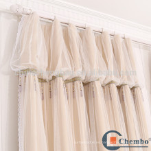 Cortina de la decoración del hogar cortinas europeas elegantes